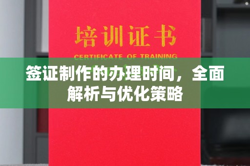鲁山签证制作的办理时间，全面解析与优化策略
