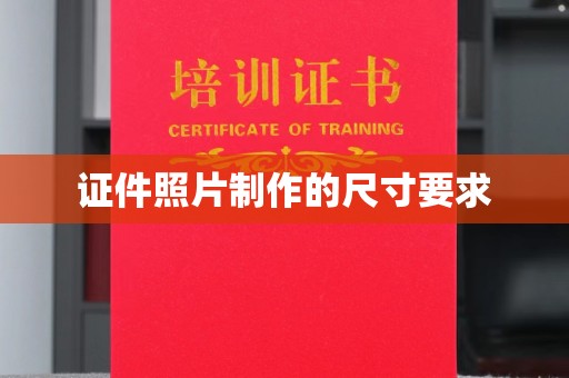 鲁山证件照片制作的尺寸要求