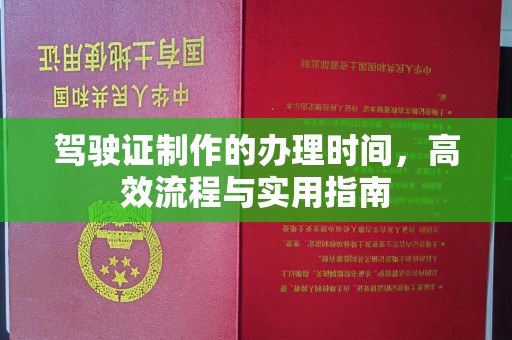 鲁山驾驶证制作的办理时间，高效流程与实用指南