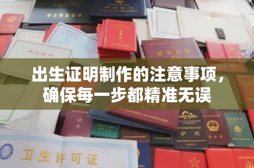 鲁山出生证明制作的注意事项，确保每一步都精准无误