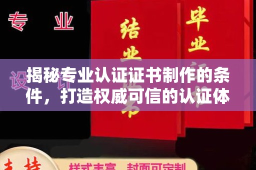 鲁山揭秘专业认证证书制作的条件，打造权威可信的认证体系