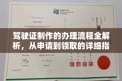 鲁山驾驶证制作的办理流程全解析，从申请到领取的详细指南