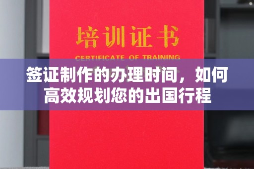 鲁山签证制作的办理时间，如何高效规划您的出国行程