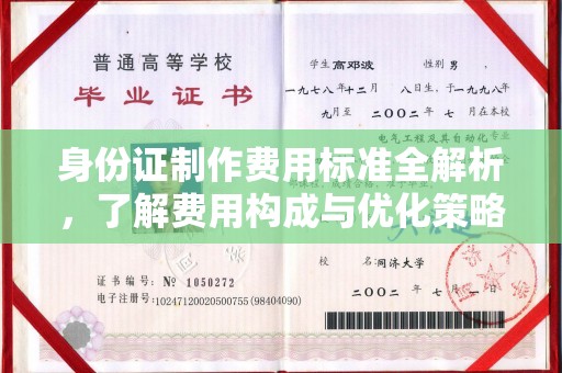 鲁山身份证制作费用标准全解析，了解费用构成与优化策略